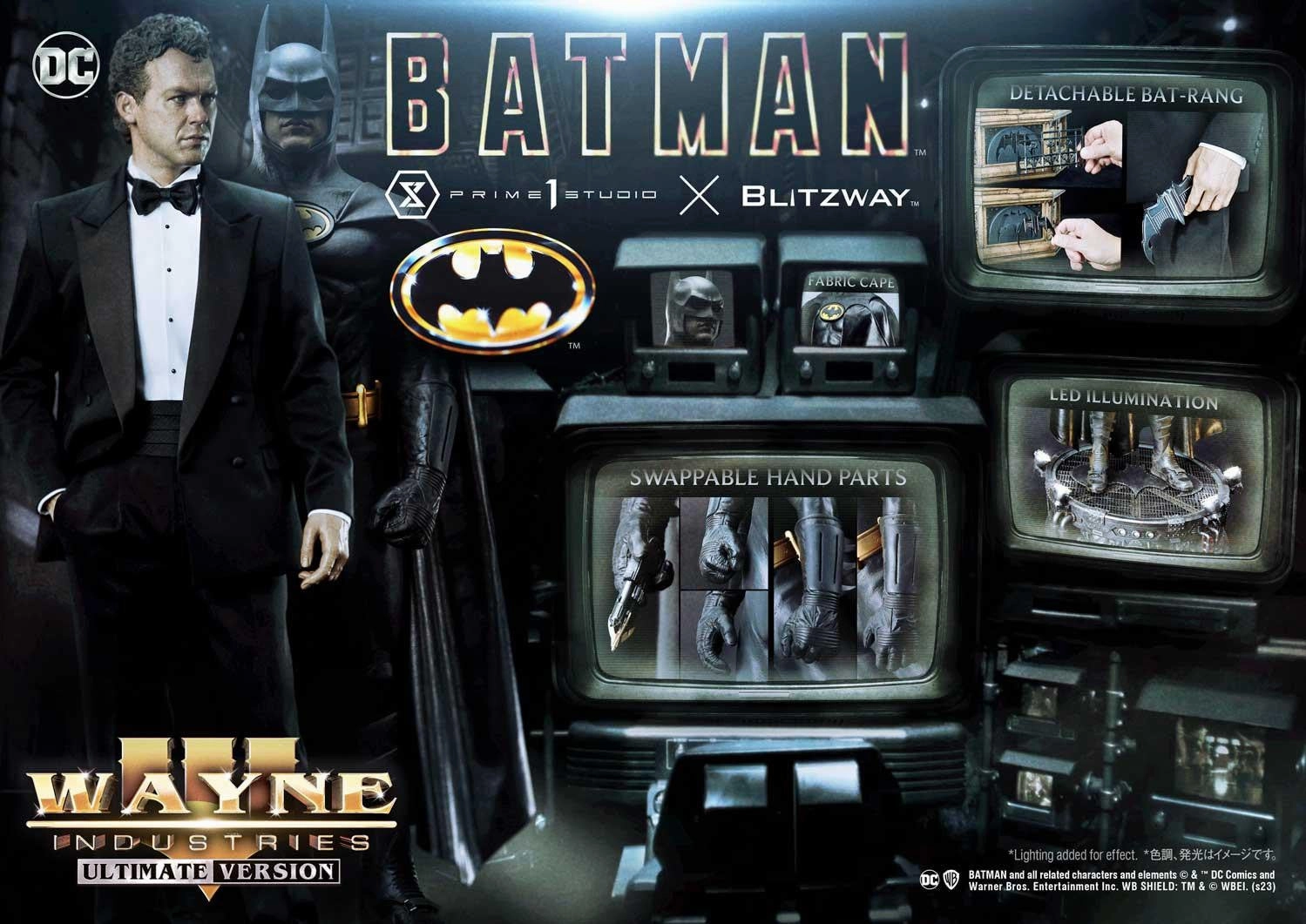 Batman (1989) Ultimate Version 1/3 Scale Statue Baroque Figure Special Color