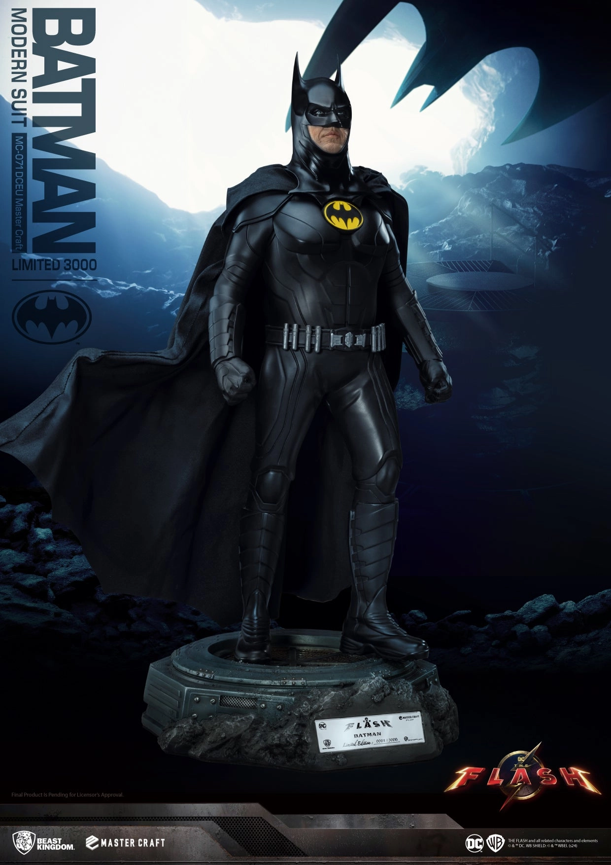 Batman (Michael Keaton Modern Suit) MC-071 Master Craft Statue PVC Model Limited Figure