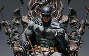 Batman on Throne PREMIUM 1/4 Scale Statue Appreciating Asset Custom Figure