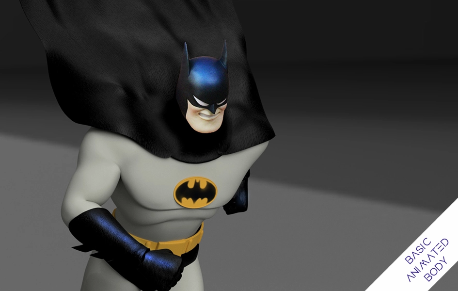 Batman: The Animated Series - Batman (Basic Animated Body) 1/6 Scale Figure Creative Outlet Digital Sculpt