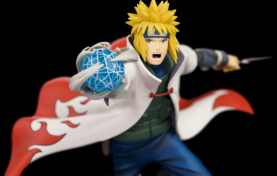 Gaming Character Award Winner Naruto Shippuden - Minato vs. 9 Tailed Fox 1/8 Scale Wall Statue