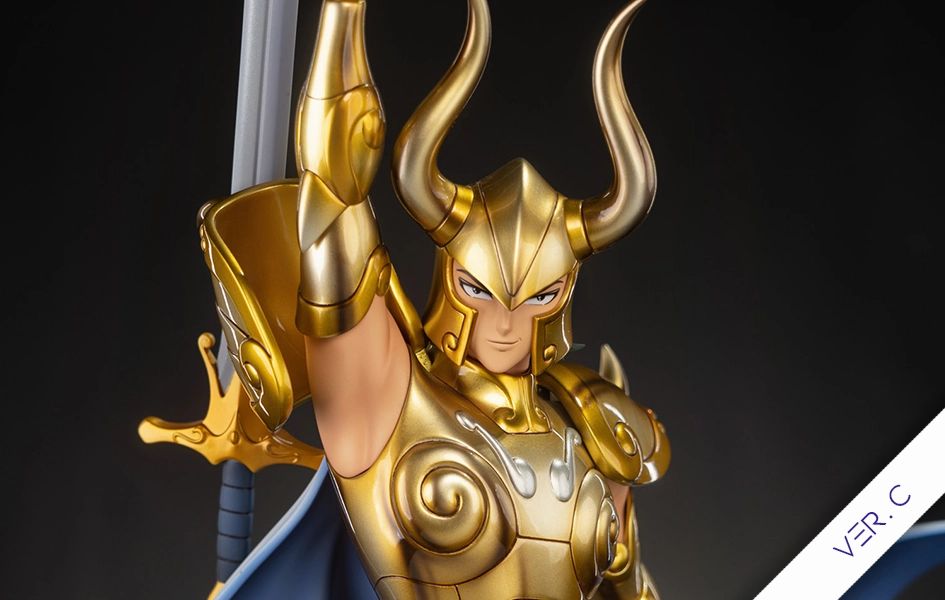 Wood Carving Decorative Accent Saint Seiya - Capricorn Shura (Ver. C) 1/6 Statue by Jimei
