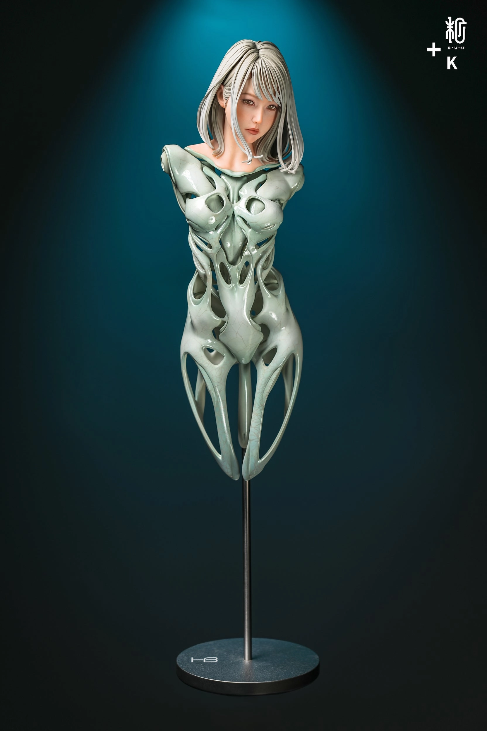 Recycled plastic Black Label Collection - Android HB 01 (Ceramic) Statue