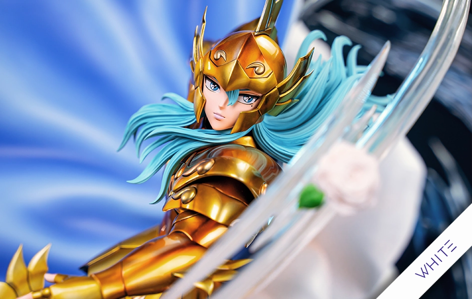 Saint Seiya - Pisces Aphrodite (White Rose) 1/6 Scale Statue Display Figure Prehistoric Animal
