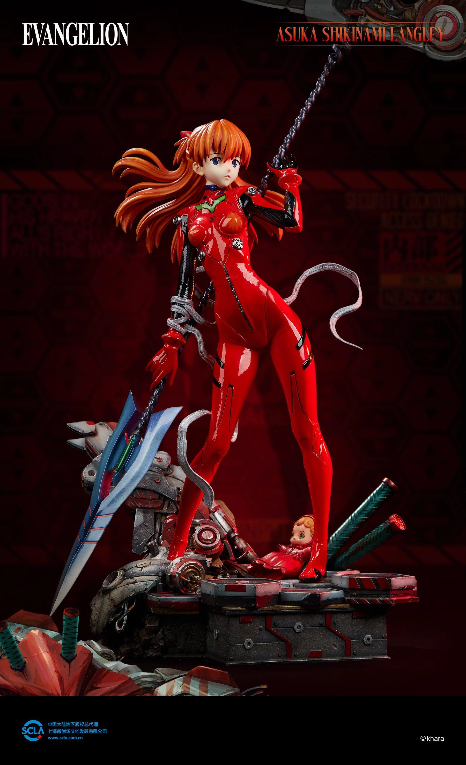 Asuka - Neon Genesis Evangelion Statue Display Piece Display Cabinet