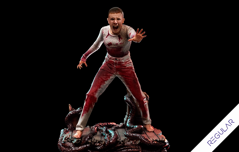 Stranger Things - Eleven Art Scale 1/10 Minimalist Design Chibi Model