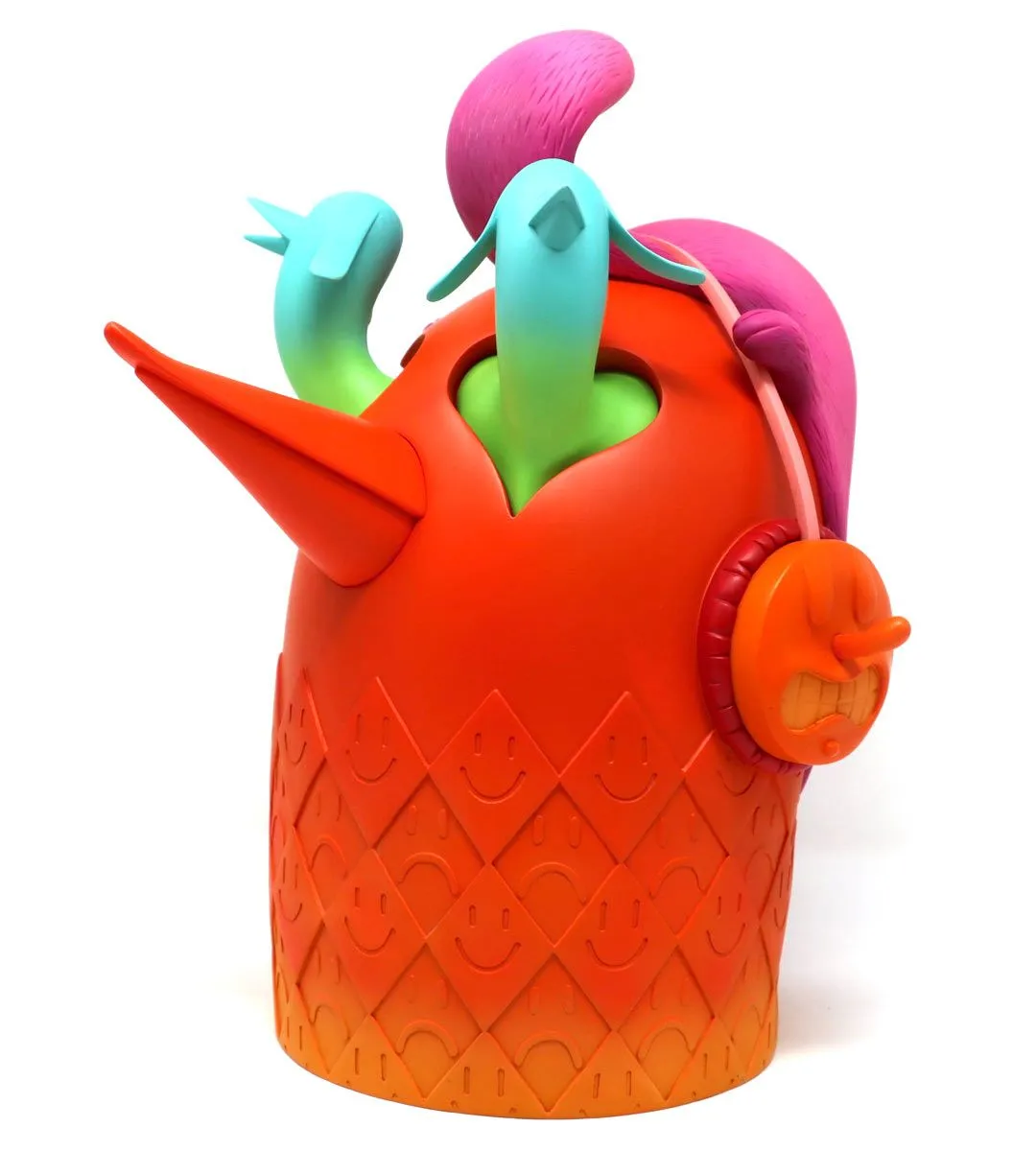 Beastie Head Orange Edition Action Statue