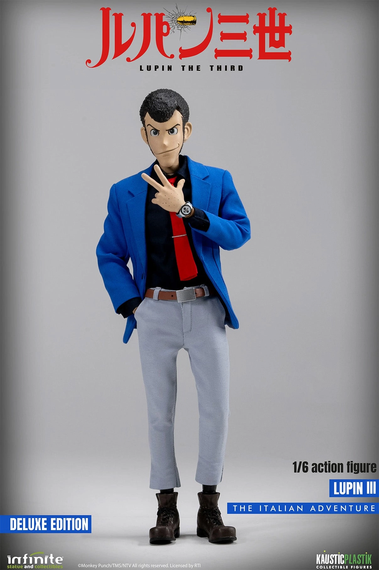 Specialist Shop Family friendly Lupin the 3rd Part IV: The Italian Adventure - Lupin (Deluxe Ed.) 1/6 Scale Figure