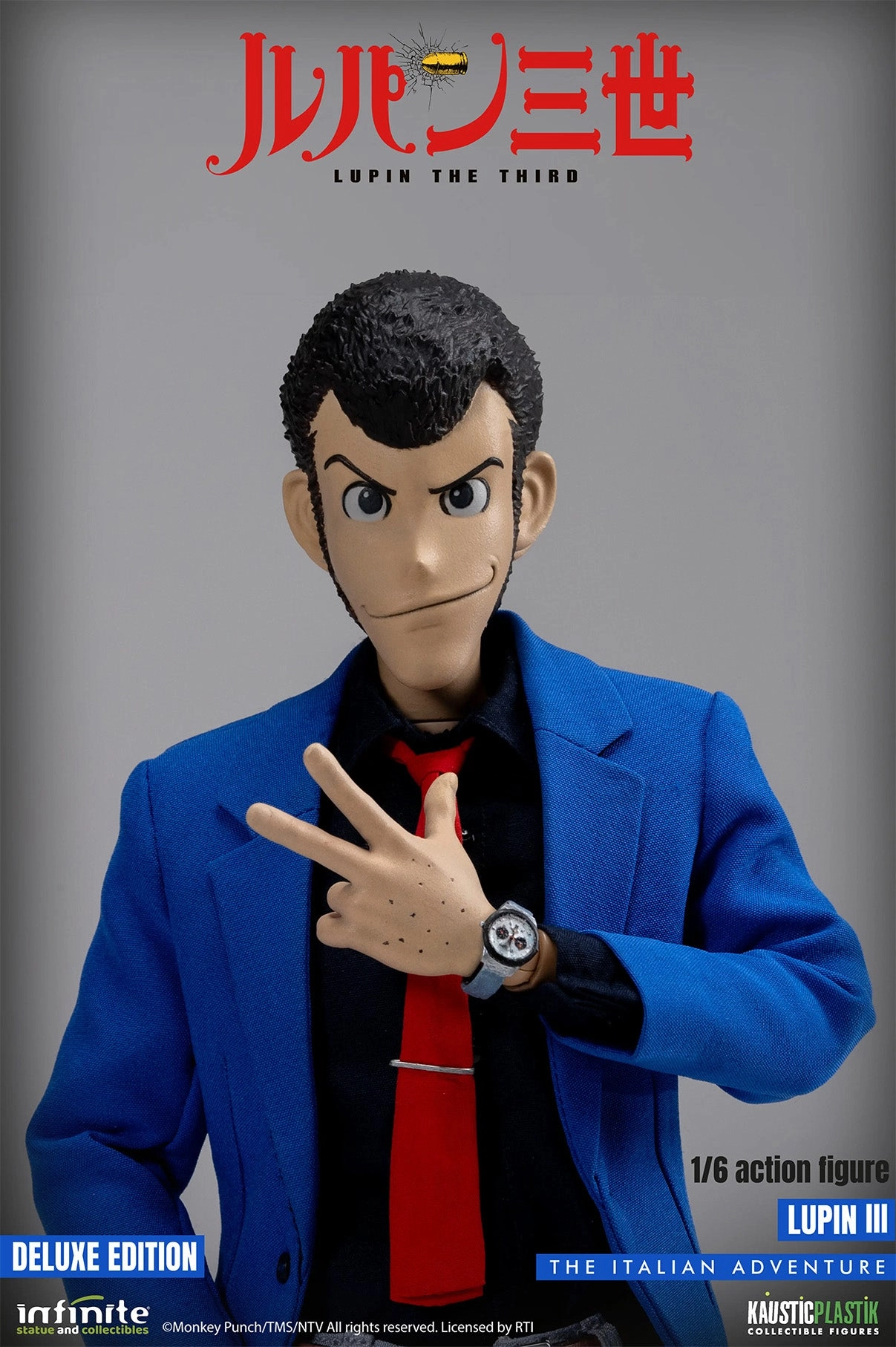 Lupin the 3rd Part IV: The Italian Adventure - Lupin (Deluxe Ed.) 1/6 Scale Figure Miniature Replica
