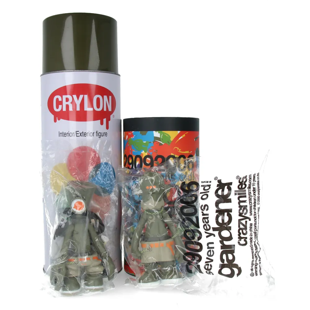 Gardener 7 years anniversary kaki x Maharishi Designer Art Action Toy