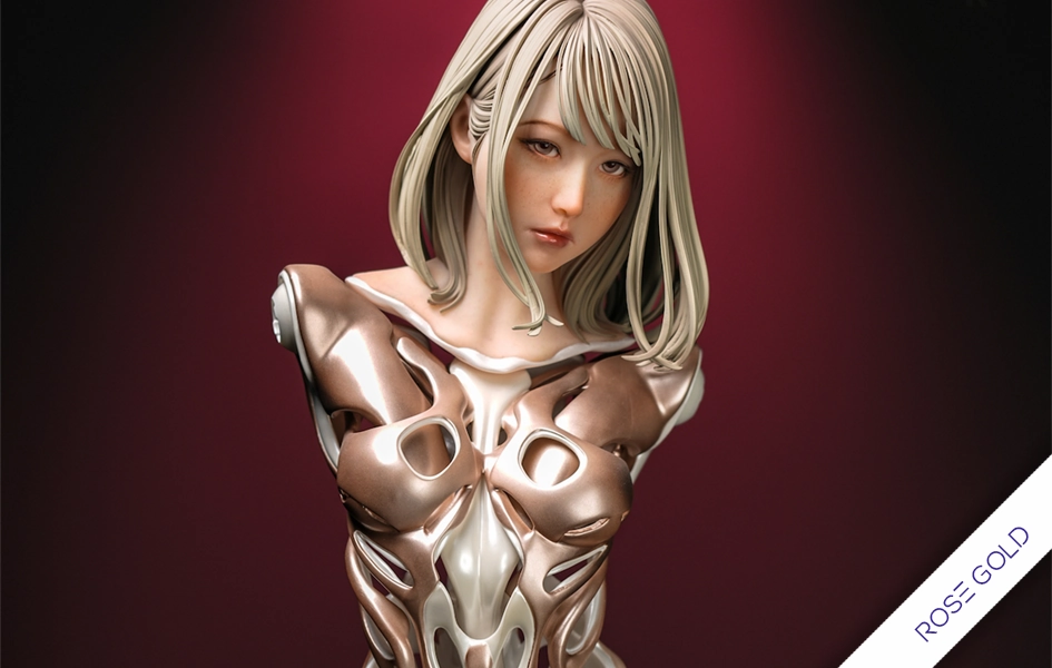 Creative Display Black Label Collection - Android HB 01 (Rose Gold) Statue