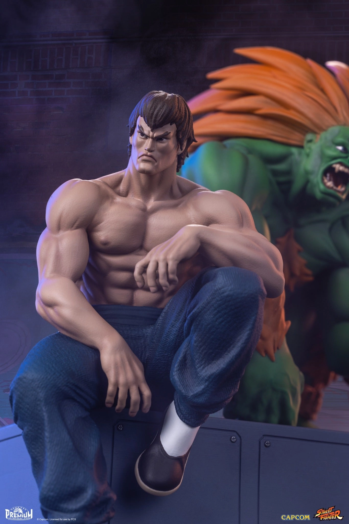 Blanka and Fei Long 1/10 Scale Statue Collector's Club