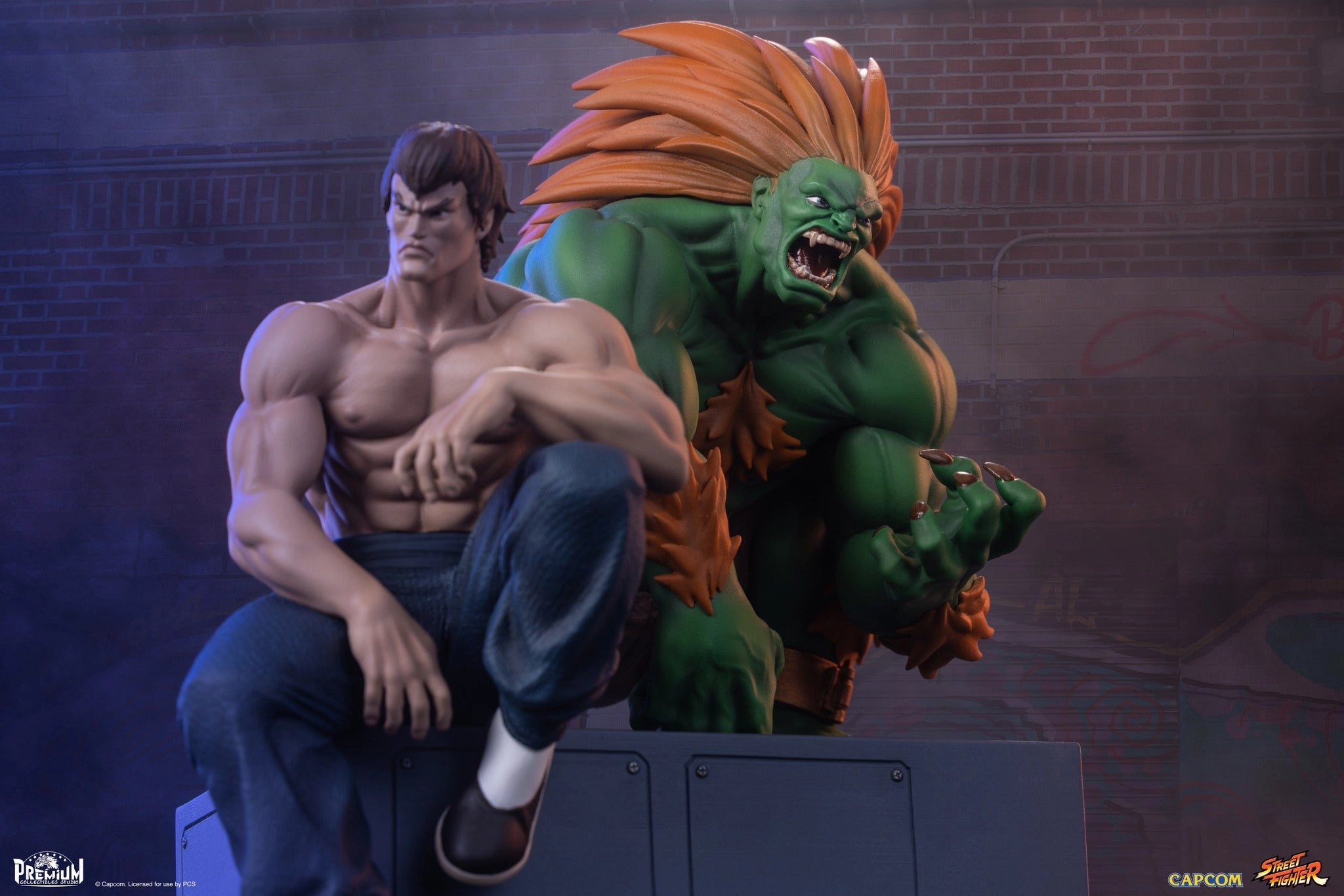 Dragon Statue Blanka and Fei Long 1/10 Scale Statue