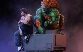 Miniature Model Limited Replica Blanka and Fei Long 1/10 Scale Statue