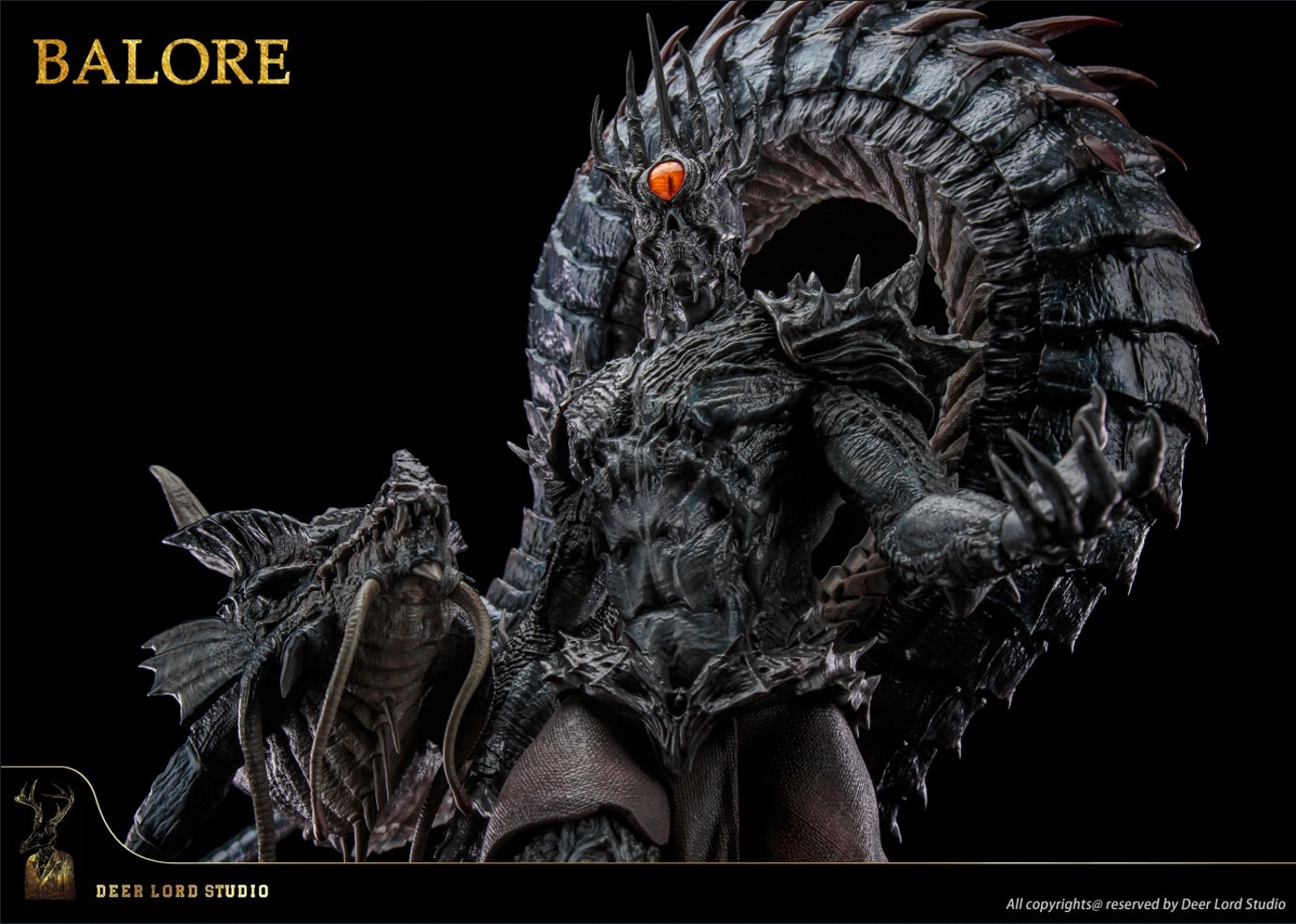 Office Accent Comic Hero Dark Blood Series - Eye of the Devil Balore 1/2 Scale Statue