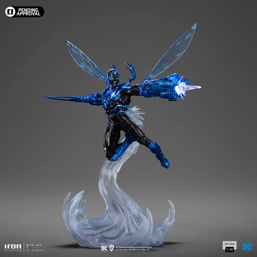 Vinyl Hero Custom Figure Blue Beetle Art Scale 1/10