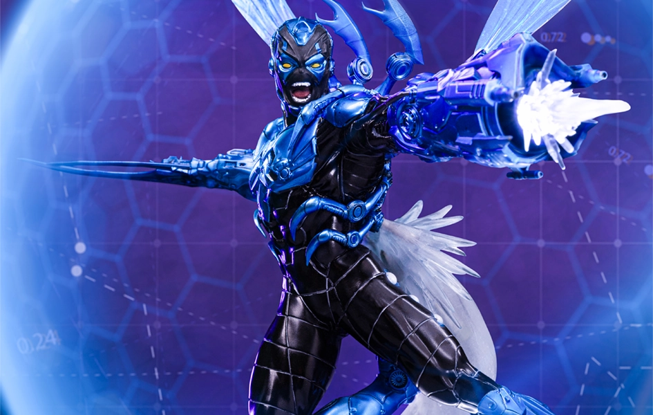 Fast shipping Blue Beetle Art Scale 1/10