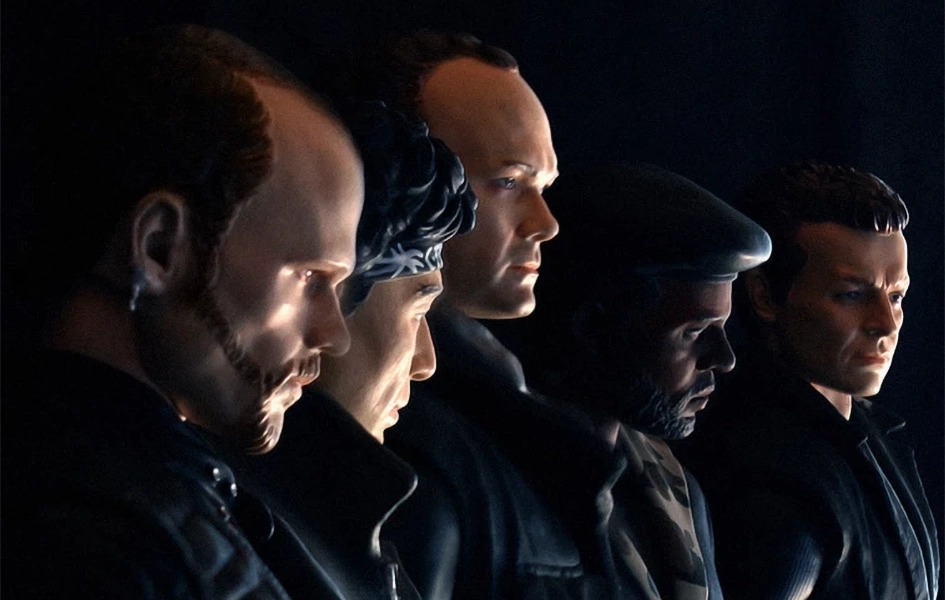 RoboCop - The Villains of Old Detroit 1/10 Scale Figure Set stress relief Modernist Sculpture