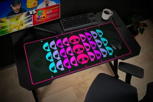 Brawl Stars XXL Skrivbordsmatta Skull ?C Officiell Licens Kitchen Decor Sci-Fi Robot