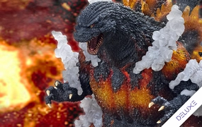 Burning Godzilla 1995 (Deluxe 30th Anniversary Ltd. Ed.) Statue Full Set Personal Collection