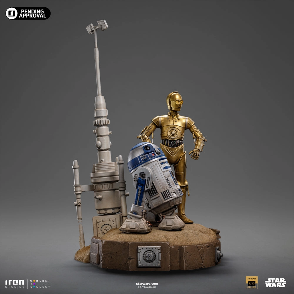 C-3PO and R2-D2 Deluxe Art Scale 1/10 Battle Statue