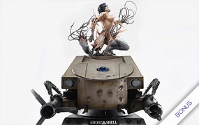 Ghost in the Shell - Motoko Kusanagi vs. Arachnida (Bonus) 1/4 Scale Statue Collectors Toy Detailed Replica