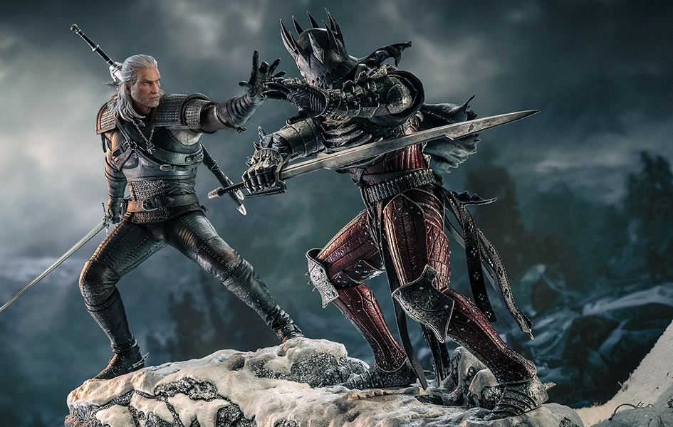 The Witcher 3: Wild Hunt - Geralt vs. Eredin 1/6 Scale Diorama Wholesale Price Fictional Hero