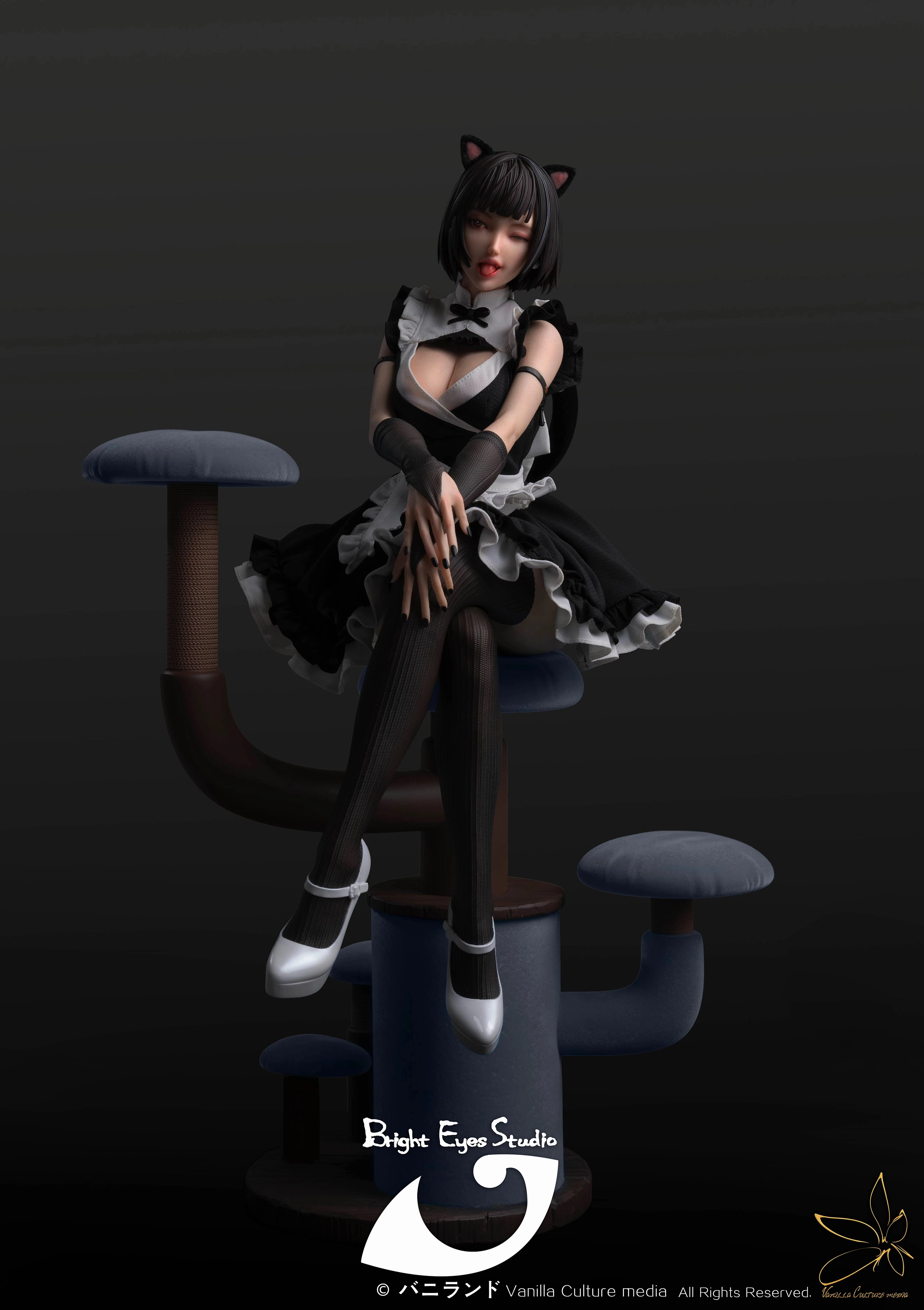 Cat Maid Daisy (Resin Version) 1/4 Scale Statue Vinyl Model