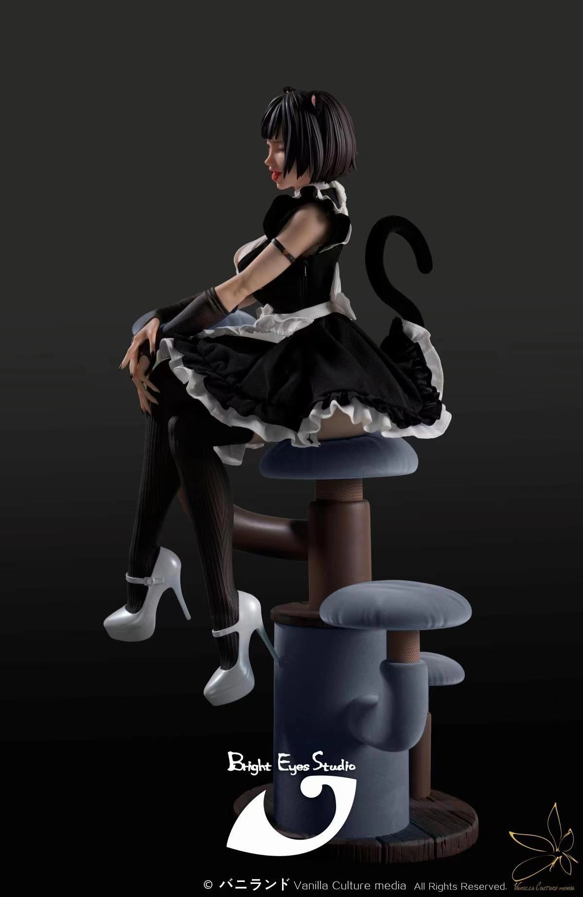 Birthday gift Prehistoric Animal Cat Maid Daisy (Silicone Version) 1/4 Scale Statue