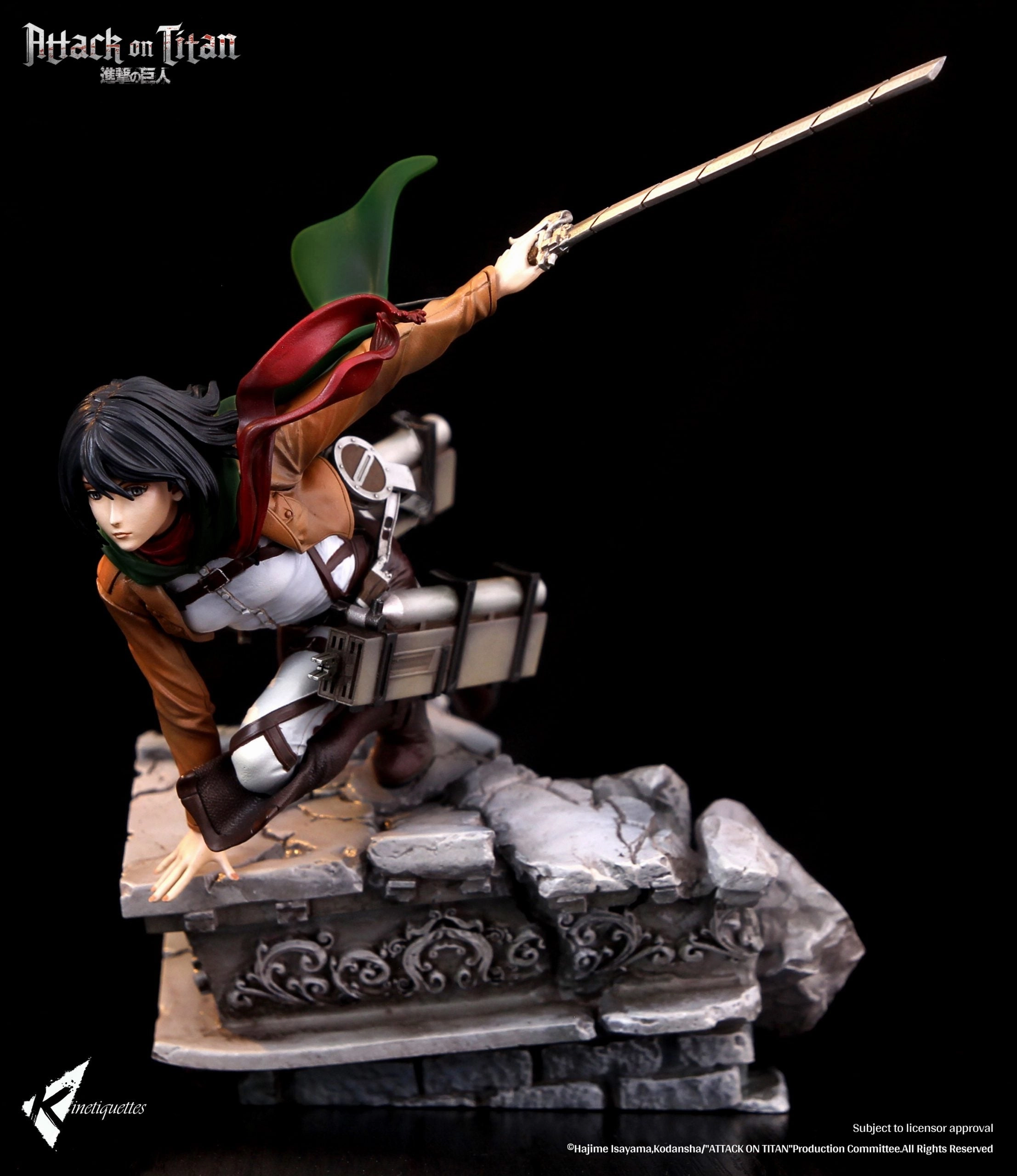 Attack On Titan - Mikasa Ackerman 1/10 Scale Diorama Superhero Figure