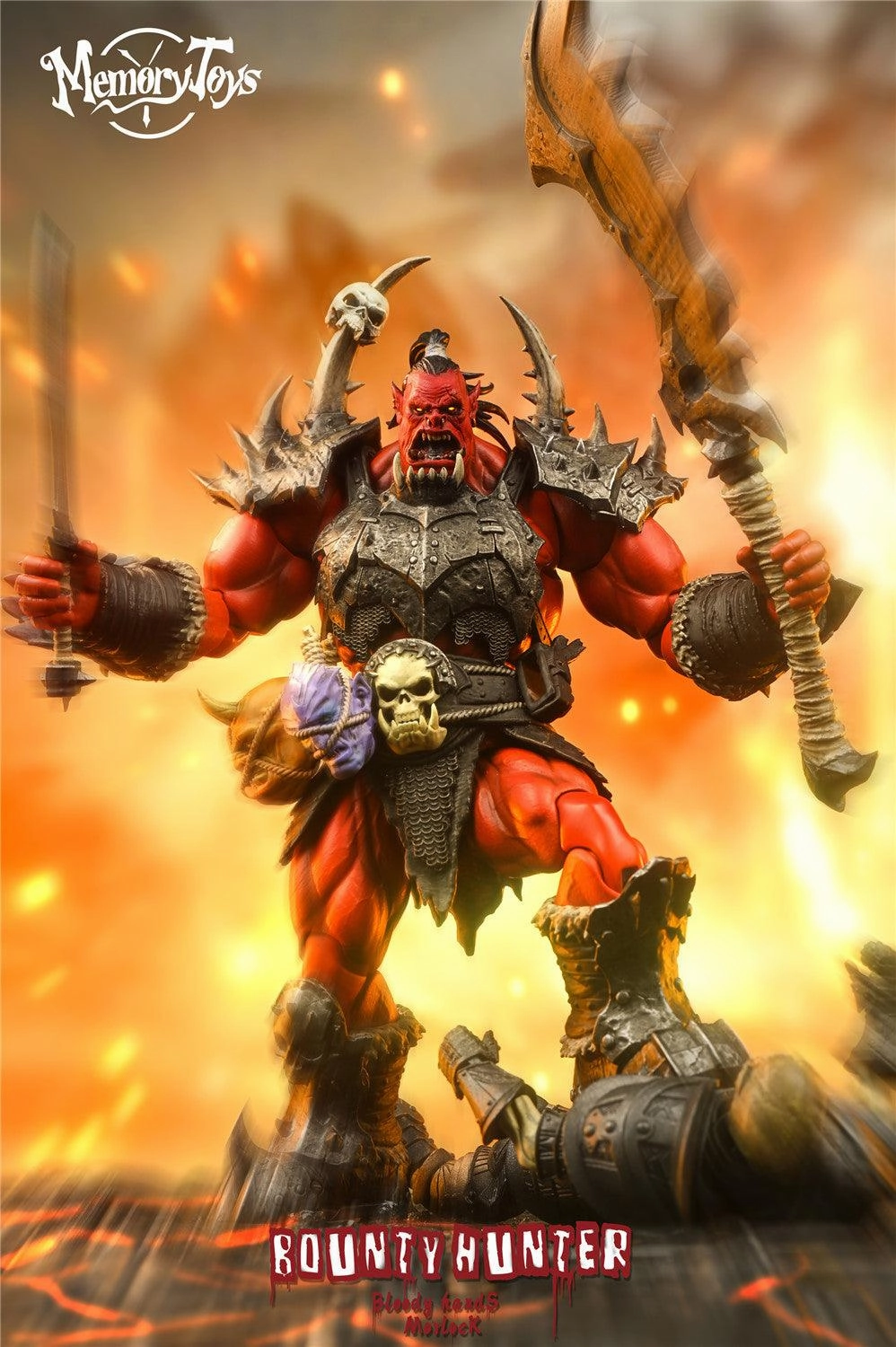 1:12 Bounty Hunter Bloody Hands Morlock Action Figure Auto Save