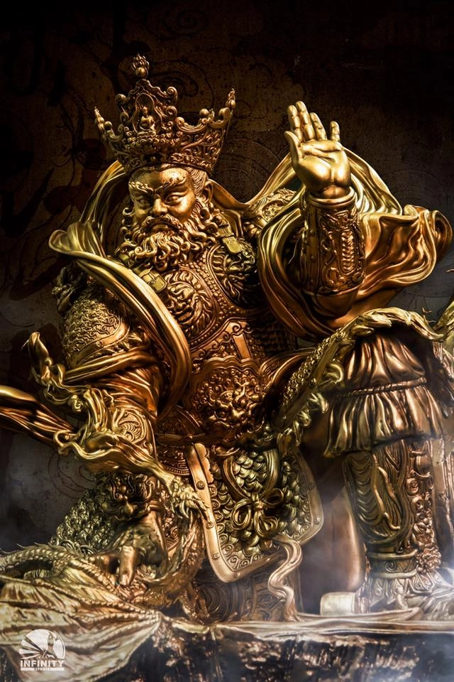 Guardian of Heaven Statue - GOLD Collecting Community Metallic Finish