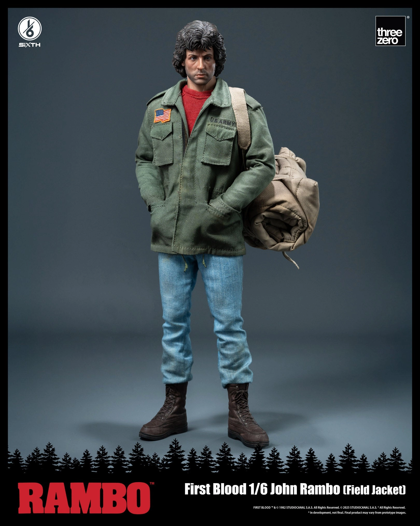 Vinyl Figure Minimalist Design Rambo: First Blood - John Rambo (Field Jacket) 1/6 Scale Figure