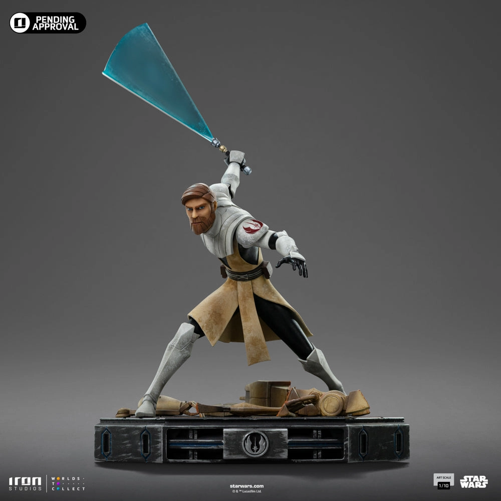 Vinyl Hero Iconic Character Clone Wars - Obi-Wan Kenobi Art Scale 1/10
