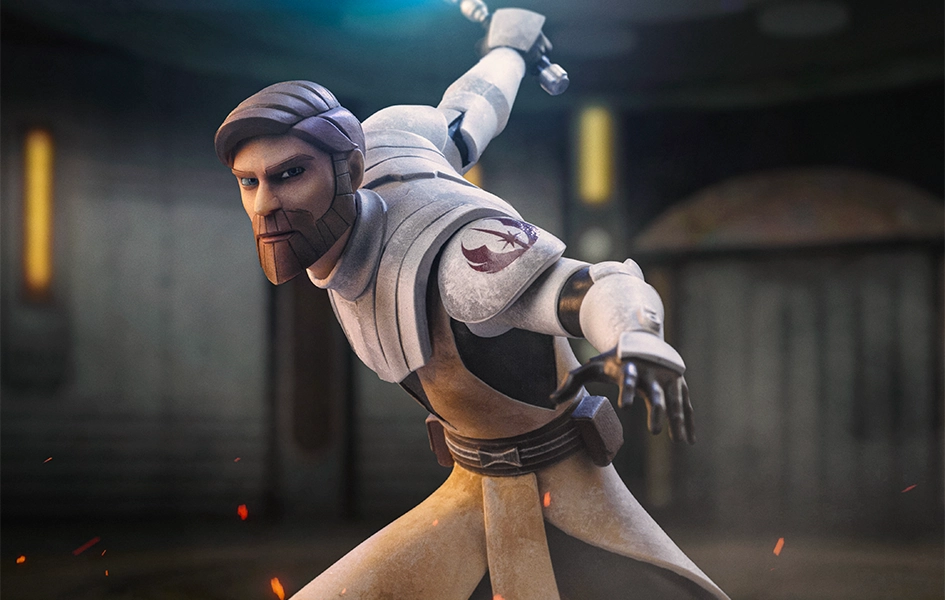 Clone Wars - Obi-Wan Kenobi Art Scale 1/10 Art Statue Minimalist Design