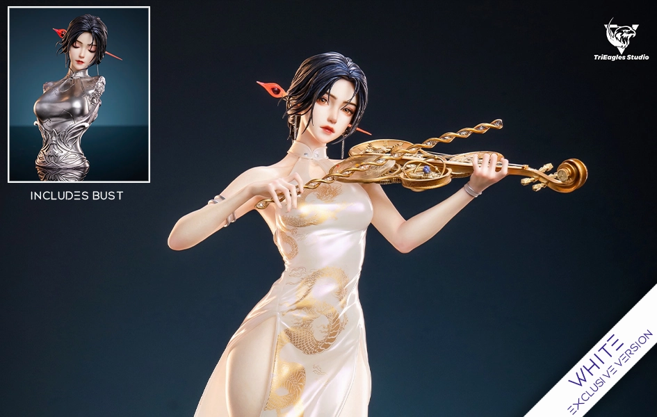 Game Merch Cloud Worm Series - Starfall 1/4 Scale Statue White EXCLUSIVE Version