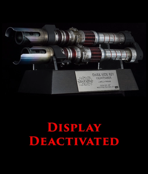 Dark Side Rey Lightsaber LIfe-Size Prop Replica Native Art Adventure Game