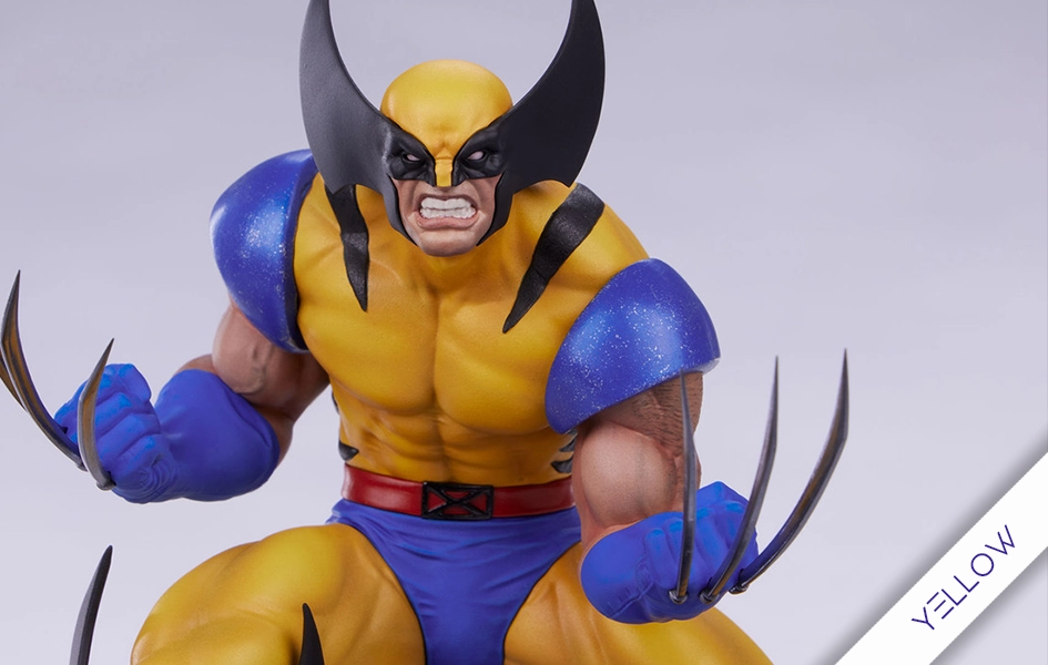 Pearlescent Shine Marvel Gamerverse - Wolverine (Yellow Suit) 1/10 Scale Statue