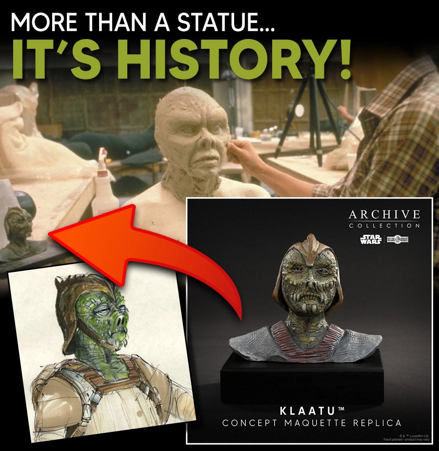 Premium Collectible Recognition Gift Return of the Jedi - Klaatu (Legacy Edition) Concept Maquette Replica