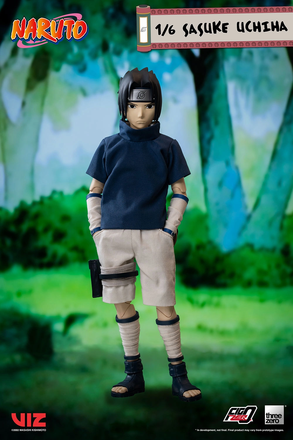 Sasuke Uchiha FigZero 1/6 Scale Figure Battle Statue Vinyl Model