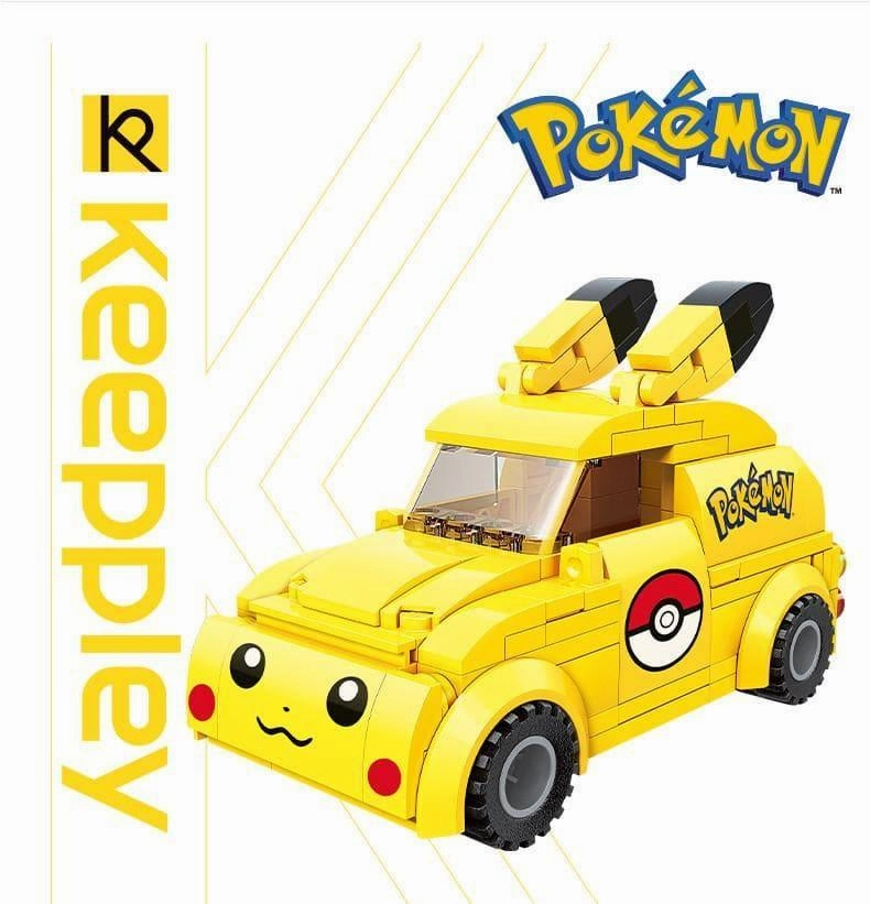 Pikachu Racing Car Building Blocks Set Public Demo