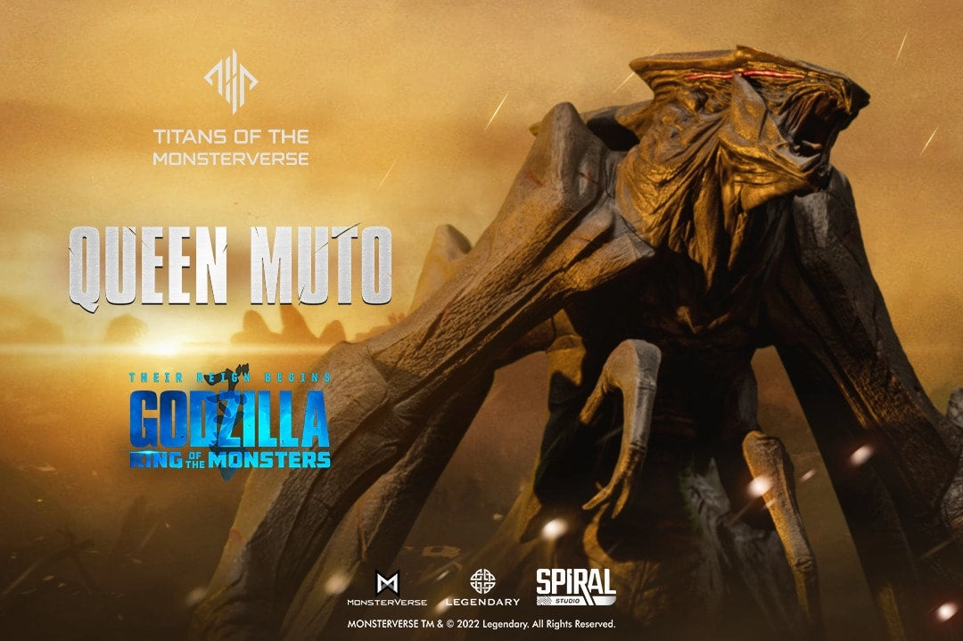 Mid Century Immersive experience Godzilla King of the Monsters - Queen MUTO Statue