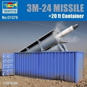 Player Respect 1:35 3M24 Club-k in 20-feet variant Kh-35UE Assembly Kit