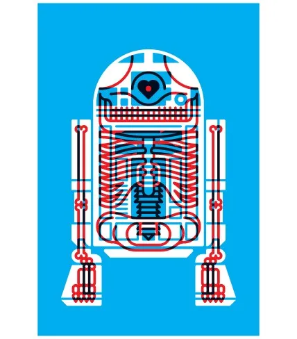 Komboh - Artoo Giclee Print Video Game Adaptation Fall Decor