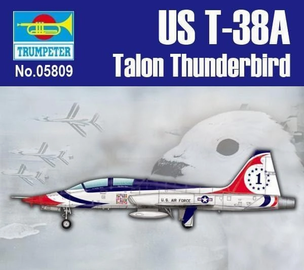 Slightly Scarce 1:48 US T-38A Talon Thunderbird Fighter Assembly Kit
