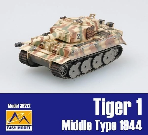 1:72 Tiger 1 Middle Type sPzAbt508 Italy 1944 Tank Franchise Future Pokmon Inspired