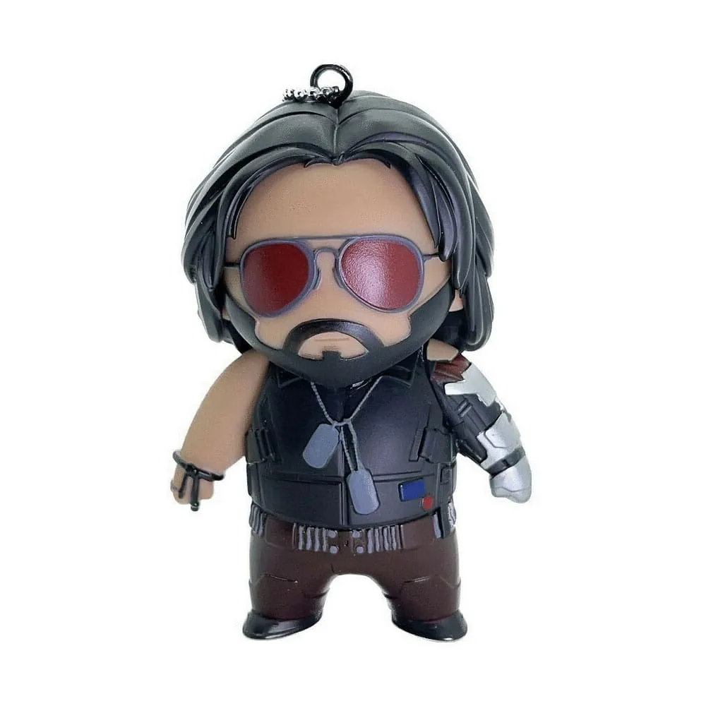 Cyberpunk 2077 H?ngande Figur Johnny Silverhand 10 cm Time Concept