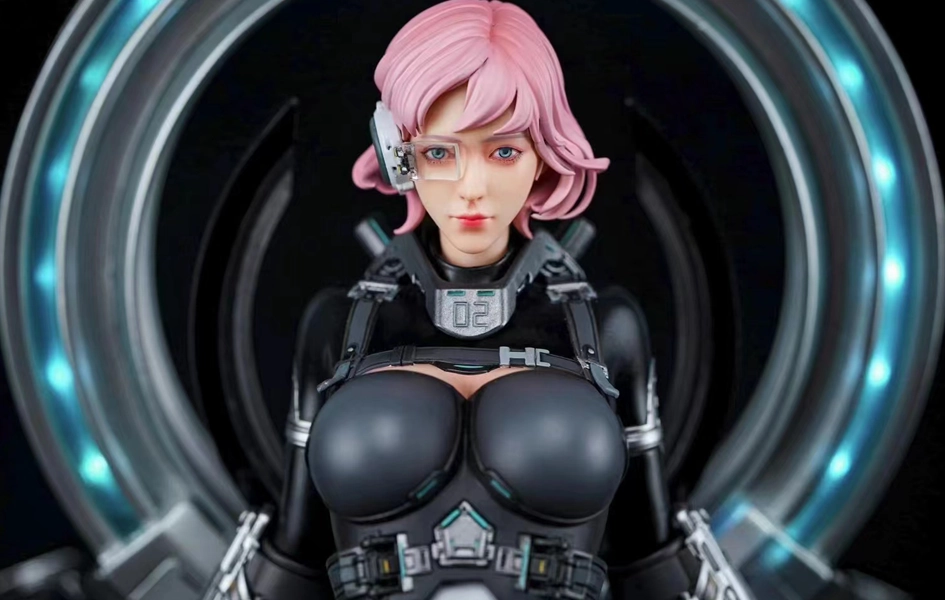 DIY Model Posable Model Cyberpunk Art Collection - Source of Life Nina-02 1/6 Scale Statue