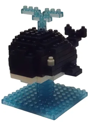 Music Icon Camping Trip Daiso PB0023??Whale??105 Pieces Mini Block