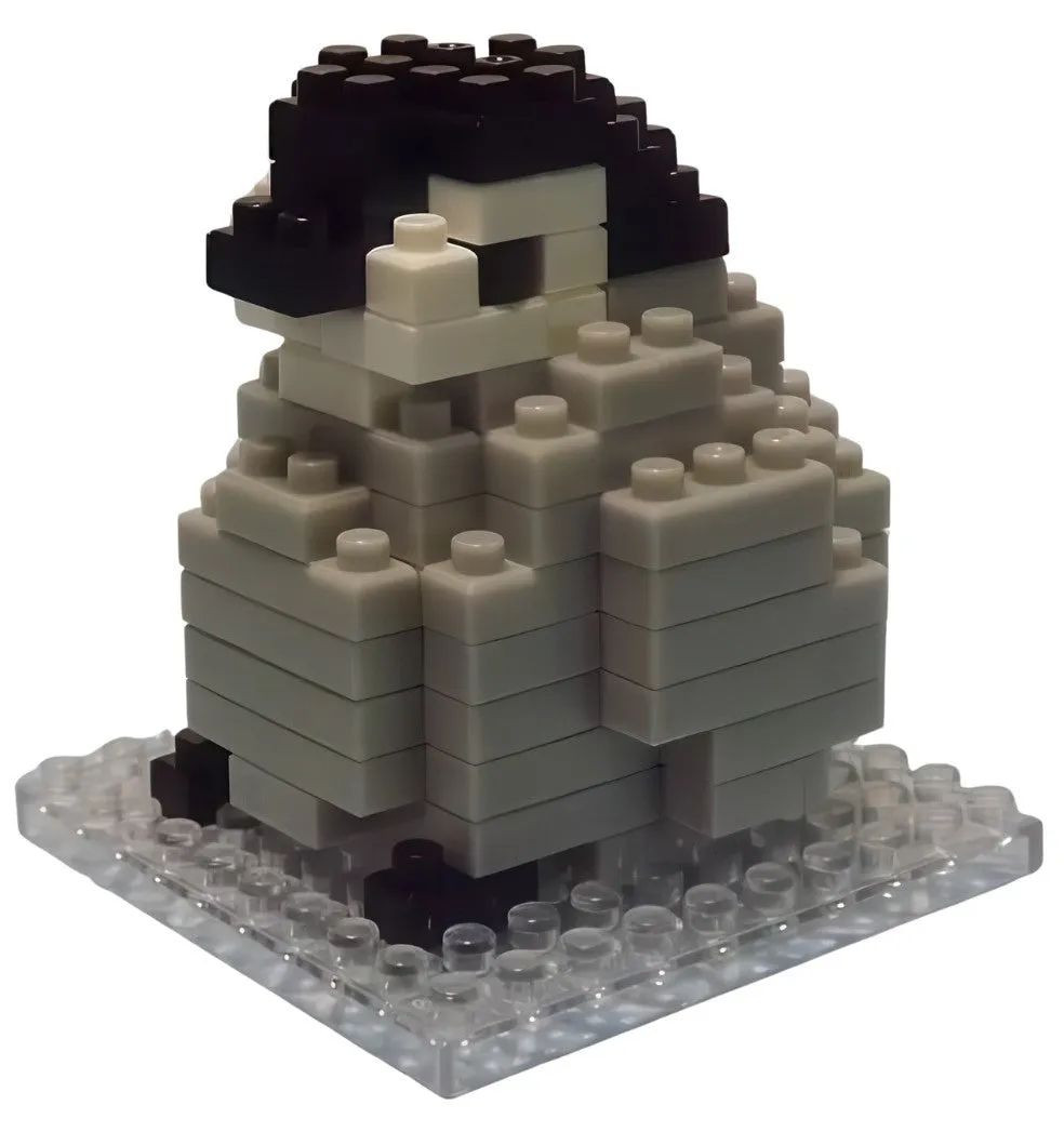 Daiso PB0027??Baby Penguin??85 Pieces Mini Block Castle Building